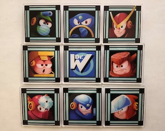 Mega Man 2: Robot Master Buttons