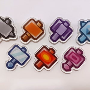 Thousand Year Door Hammer Badge Set