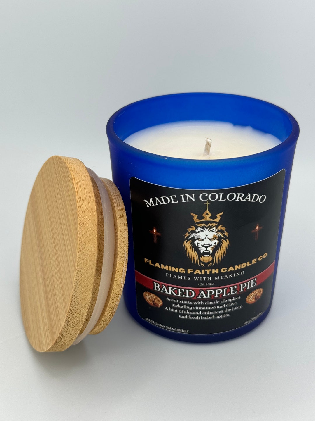 Baked Apple Pie Scented Candle Etsy