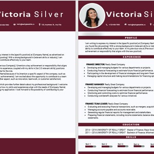 PLANTILLA DE CV y carta de presentación - Documento de currículum vitae EDITABLE en Word. Currículum vitae