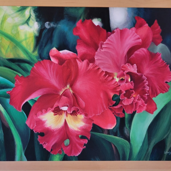 Cattleya Orchids - Giclée Fine Art Print