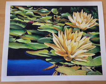 Water Lily Pond - Giclée Fine Art Print