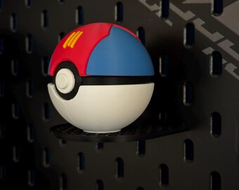 Poké Ball Display Stand Bundle: IKEA SKADIS Compatible