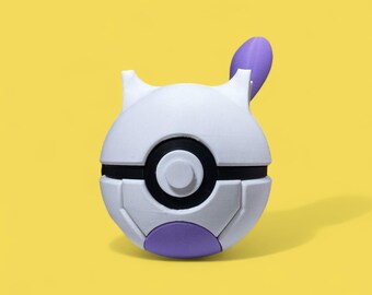 Mewtwo Themed Poké Ball | 3D Printed Pokémon Collectible