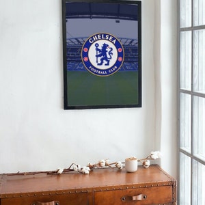 Chelsea Football Poster - Digital Print | Boys Bedroom, Football  Fan, Premier League, Framed Picture, Stamford Bridge Stadium