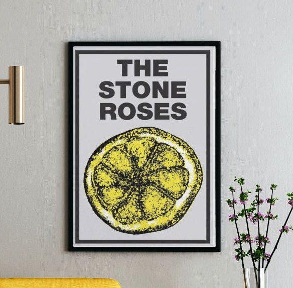 The Stone Roses Digital Print | Indie, Music, 90's, Ian Brown