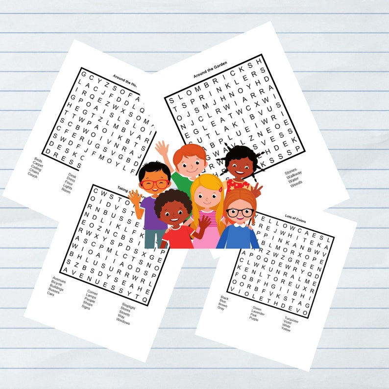 Word Search Puzzle Workbook Over 100 Puzzles for Ages 7 and up Hours of