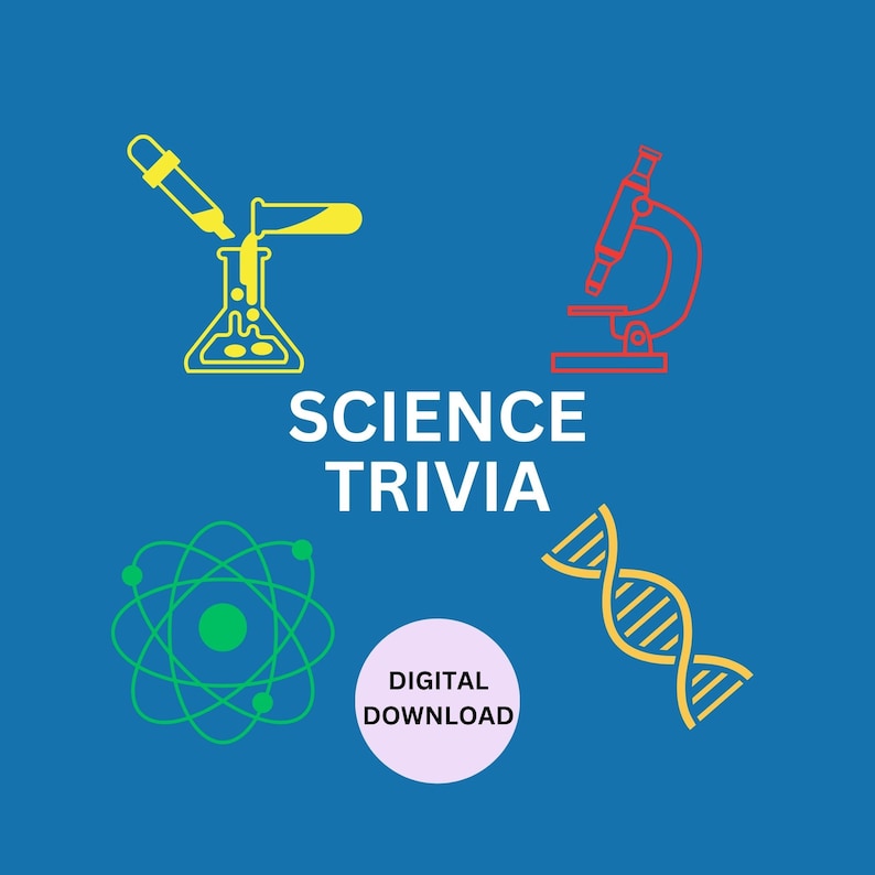 FUN FACTS FLASHCARDS All About Science Botany Anatomy Etsy