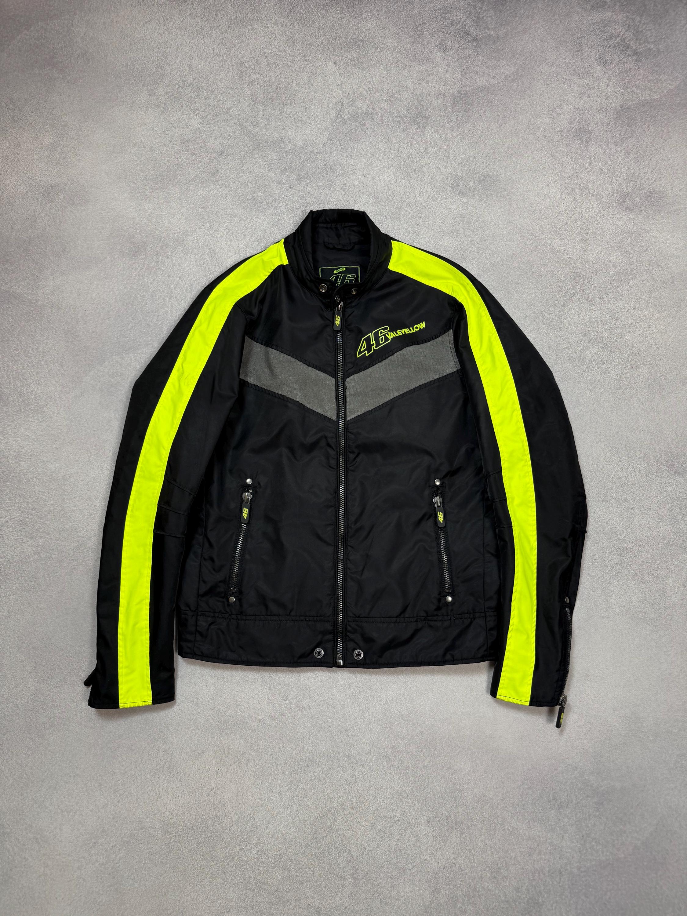 VR46 Valentino Rossi Honda Racing Apparel Biker Jacket Black