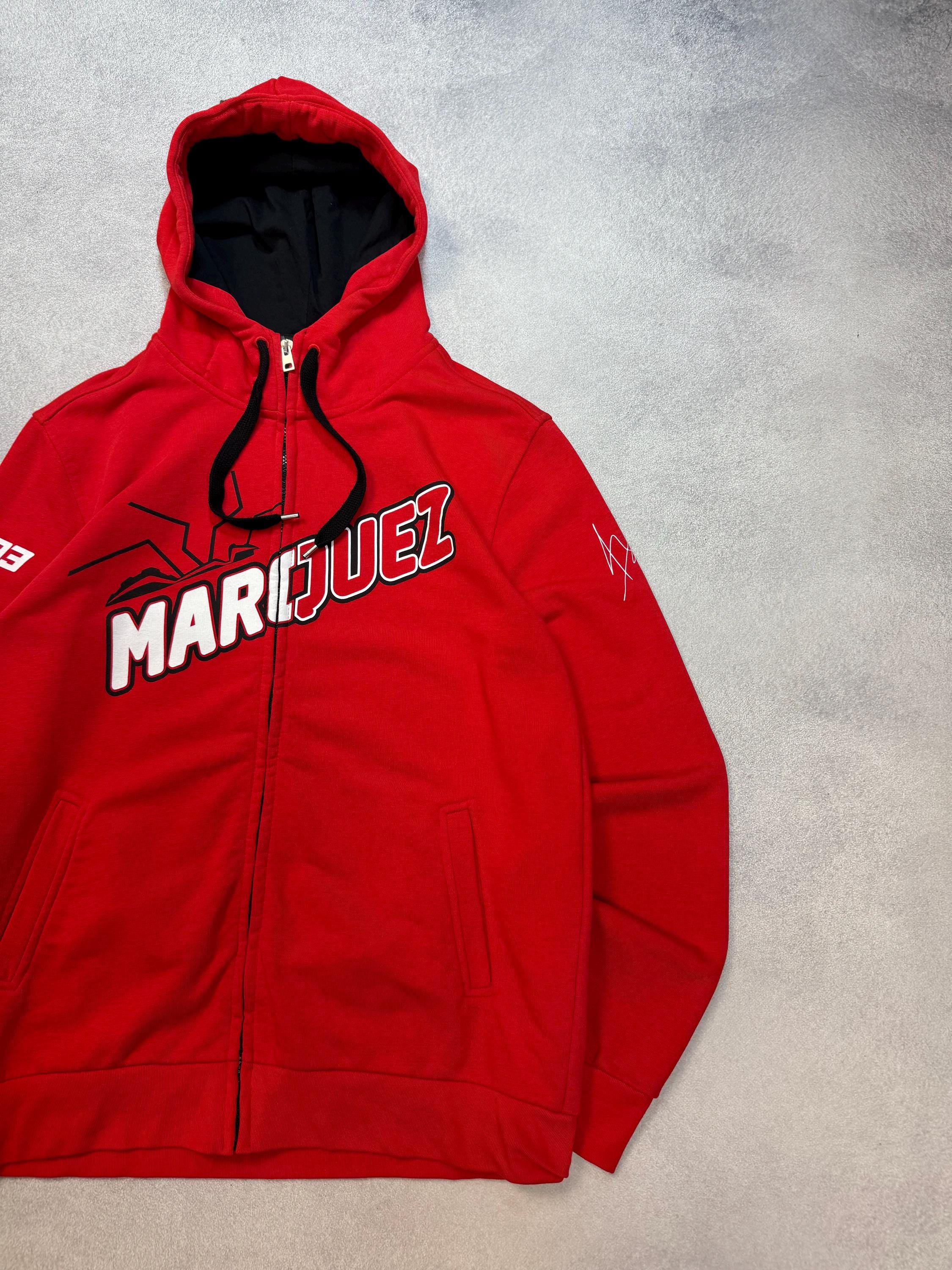 Marc Marquez Honda Repsol Rare Mens Zip Hoodie Racing Y2K Moto GP