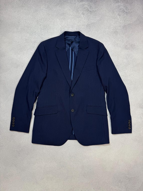 Hackett London Mayfair Journey Texture Tuxedo Blazer Jacket 2