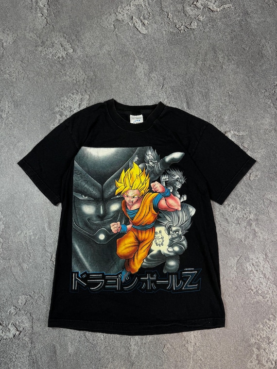 Vintage 1999 90s Dragon Ball Z Goku Anime Cartoon T-shirt Adult
