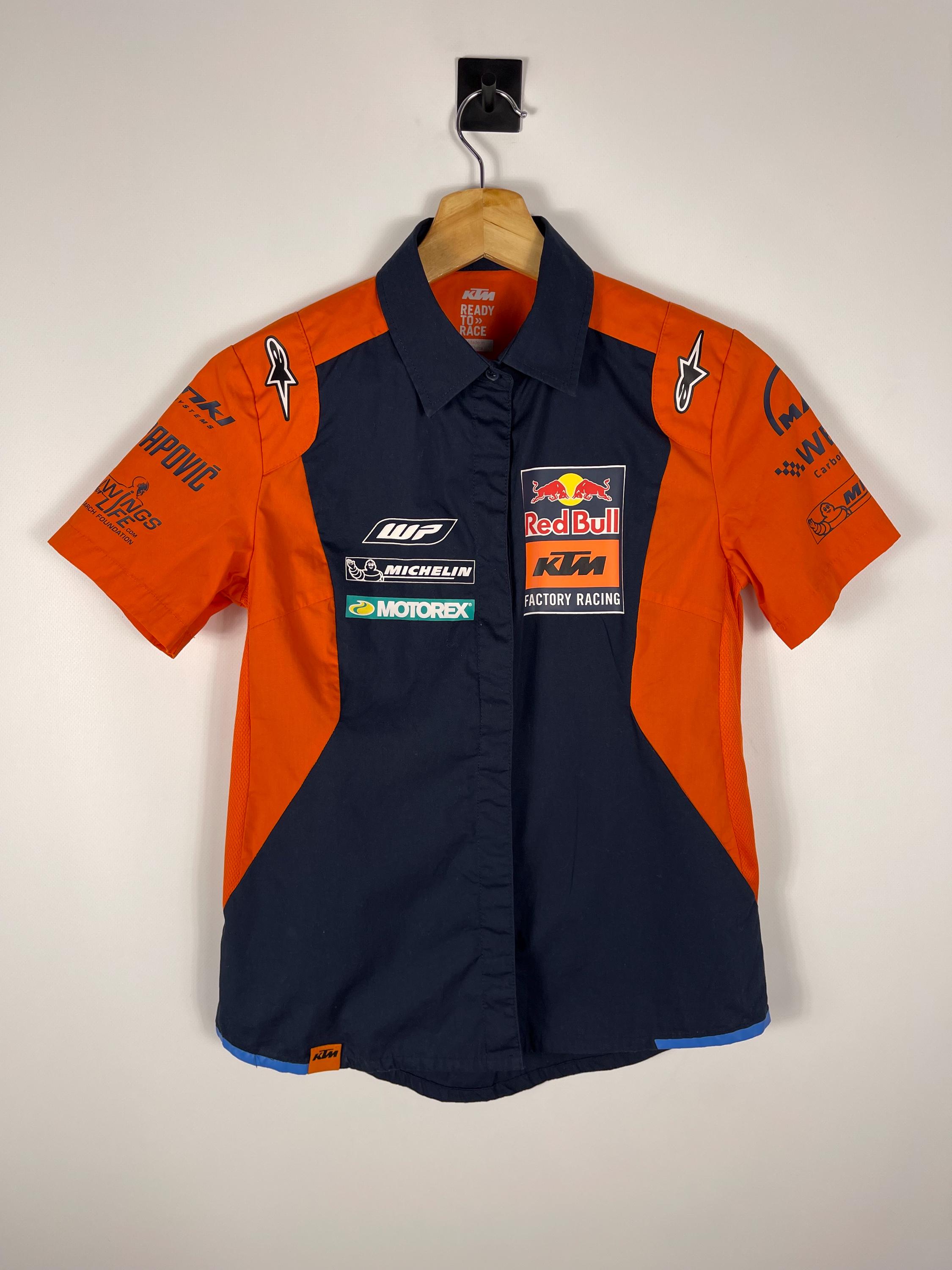 Red Bull KTM Team Women's Racing F1 Button up Shirt Formula One