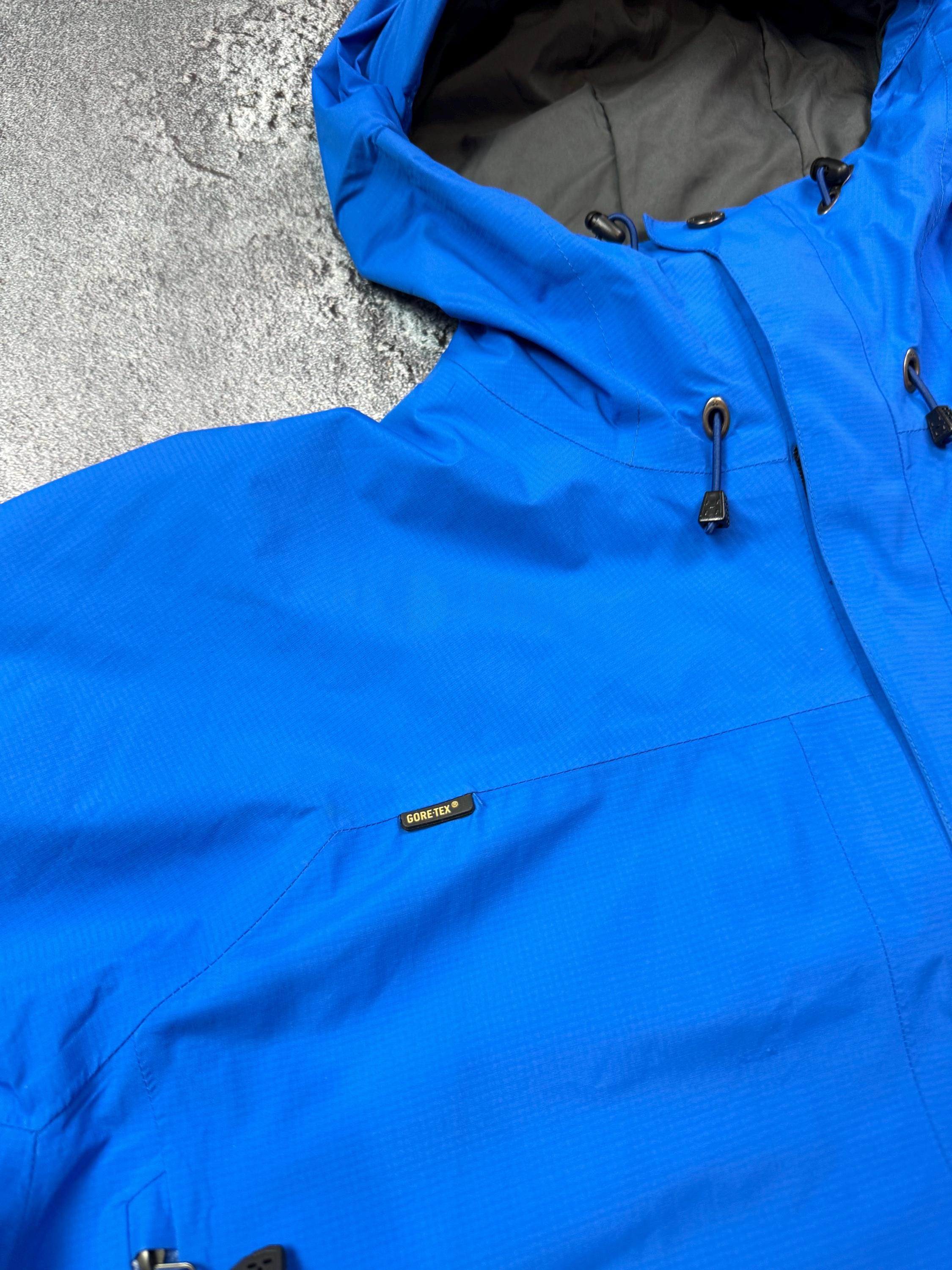 美品 Haglofs Astral/Orion Gore-Tex Jacket Haglofs Astral/orion Gore-tex Jacket Men's Blue Hooded Ski
