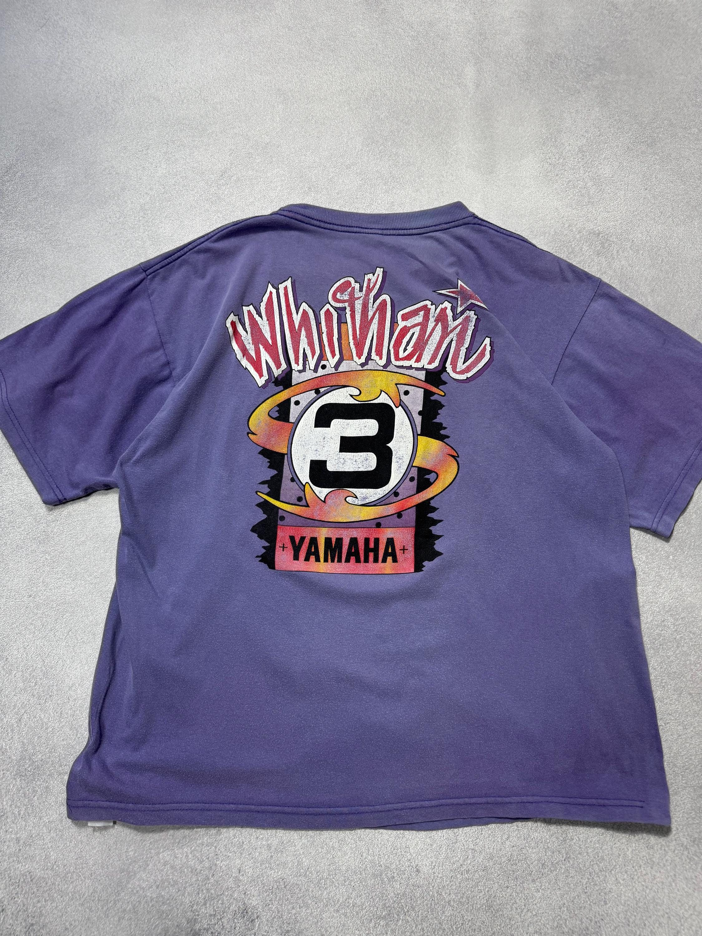 Vintage James Whitham Yamaha Y2K Racing 90s Purple Shirt Superbike