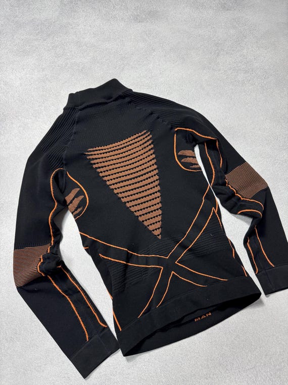 X-bionic Mens Invent Base Layer Energy Black/Oran… - image 8