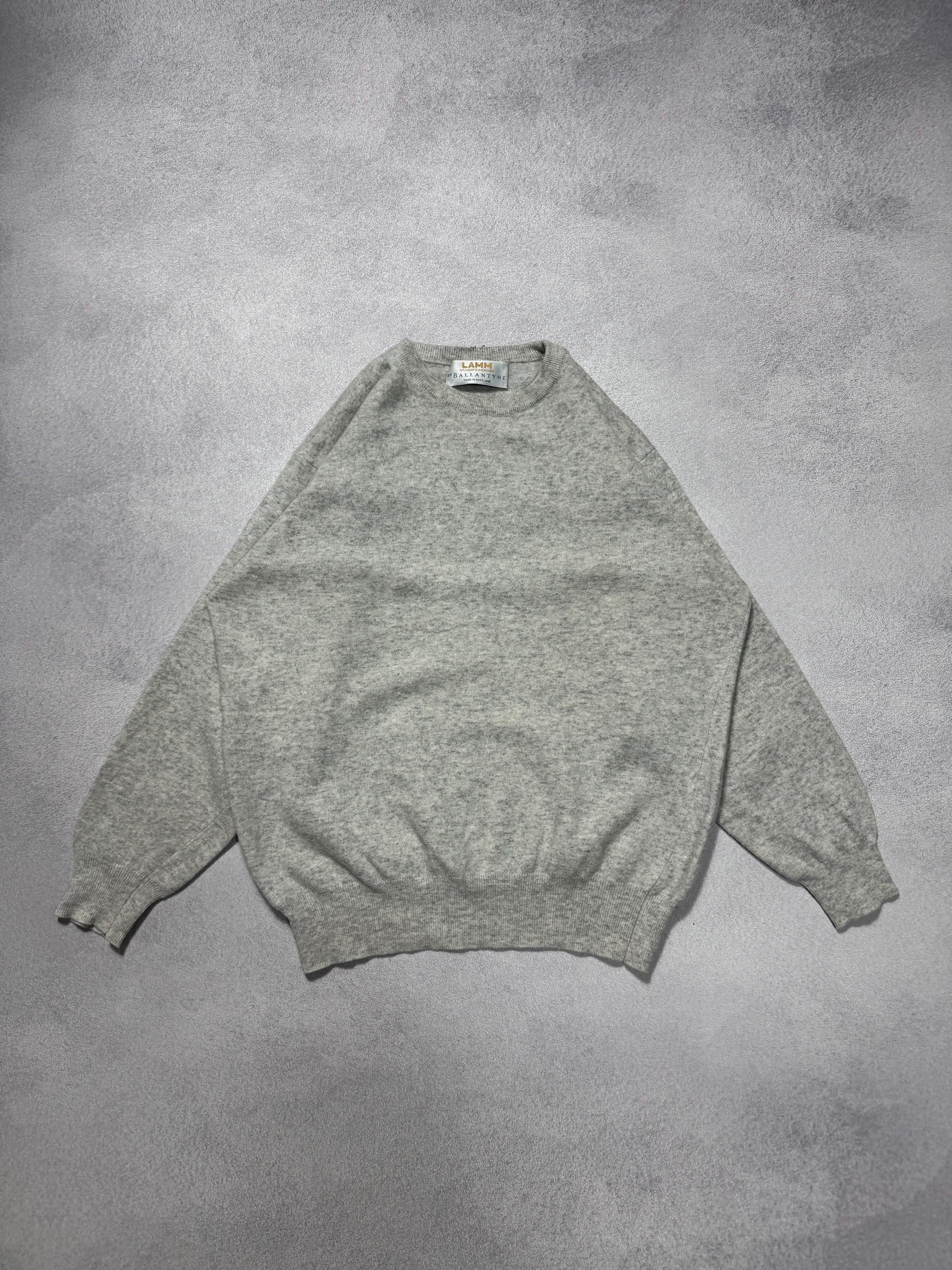 70s ballantyne cashmere チャコールグレー セーター Ballantyne Men's