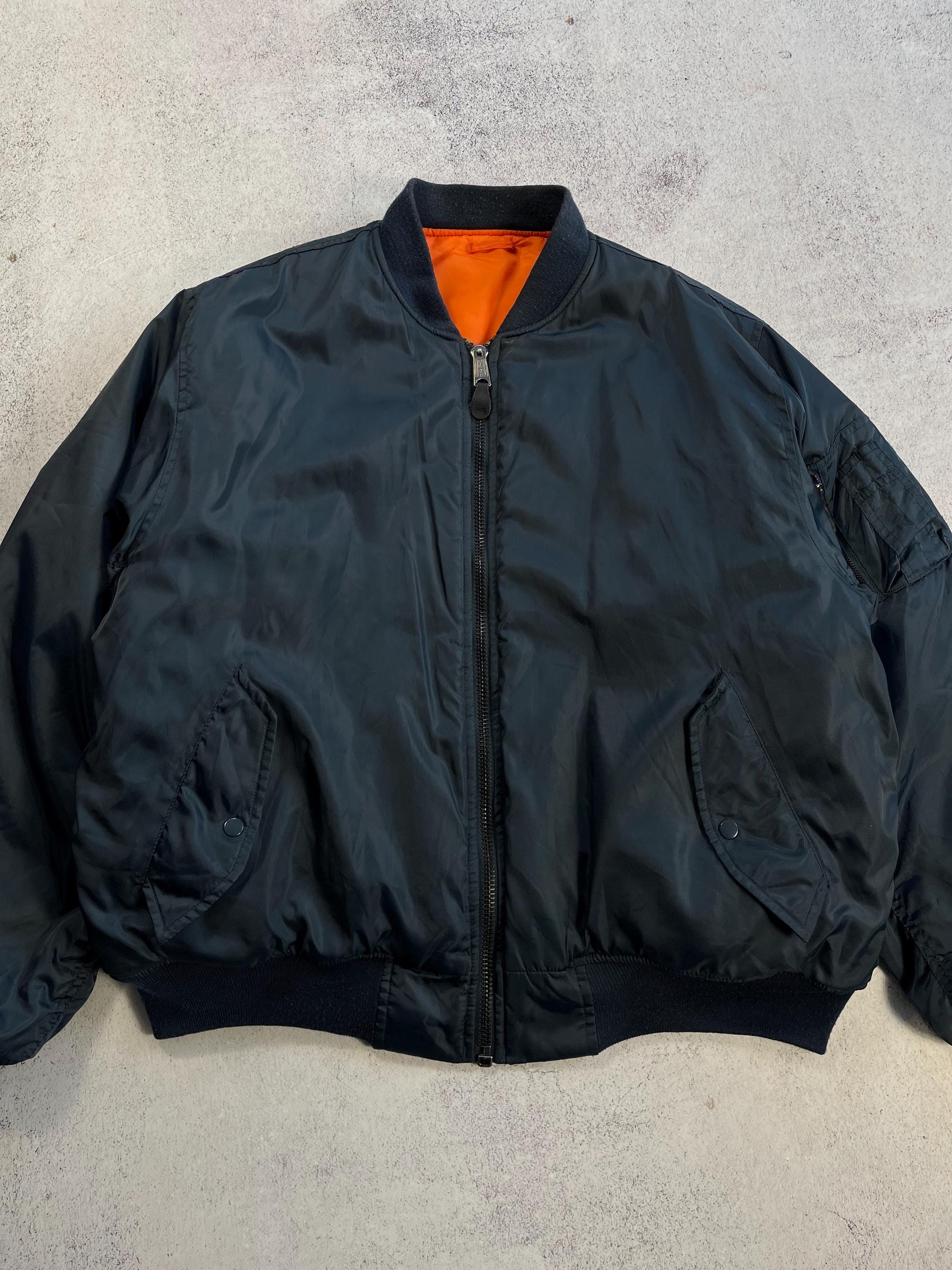 MA-1 USAF Men's Vintage 90s' Flyers Jacket Pentagon Trashed MA-1 USAF Men's Vintage 90s' Flyers Jacket Pentagon Trashed