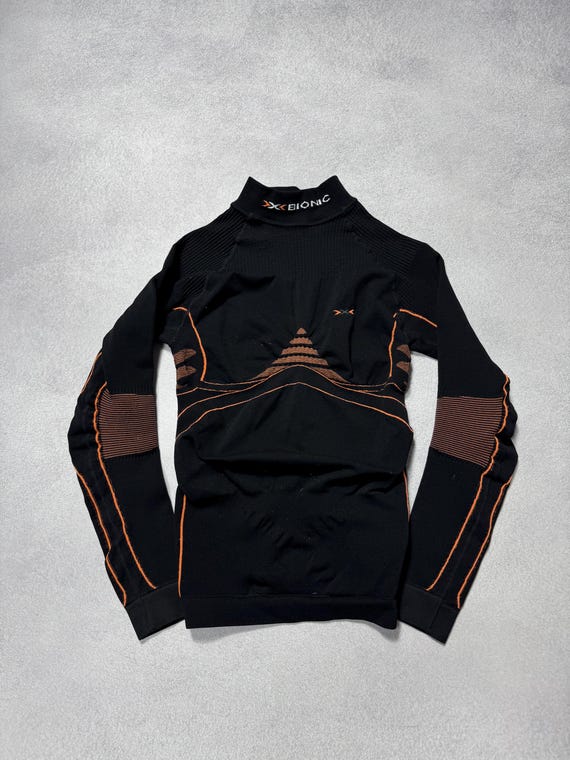 X-bionic Mens Invent Base Layer Energy Black/Oran… - image 2