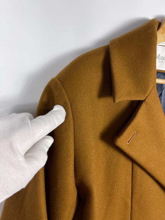 マックスマーラ レディース ダブルブレスト ウールコート ブラウン