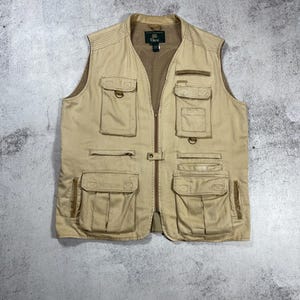 Gilet de chasse Orvis vintage années 70 taille 46 multi poches zippées