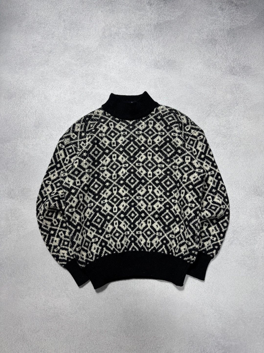 トップス 90s EMPORIO ARMANI wool knit archive Vintage Emporio Armani 90s Archive Rare Mens Sweater Pure Wool