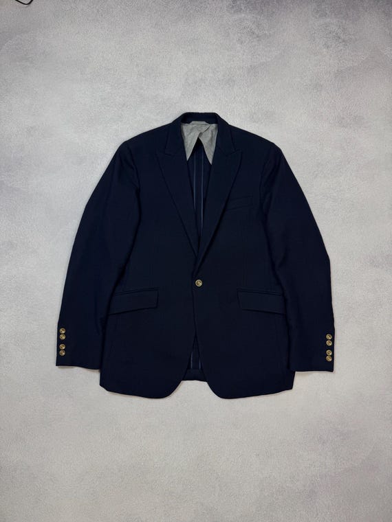 Hackett, Hackett Mayfair Fox Brothers Tuxedo Blazer Jacket Fine Clothes One Button Sz 52L