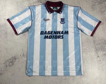 Camiseta de fútbol retro Bukta del West Ham United, talla L