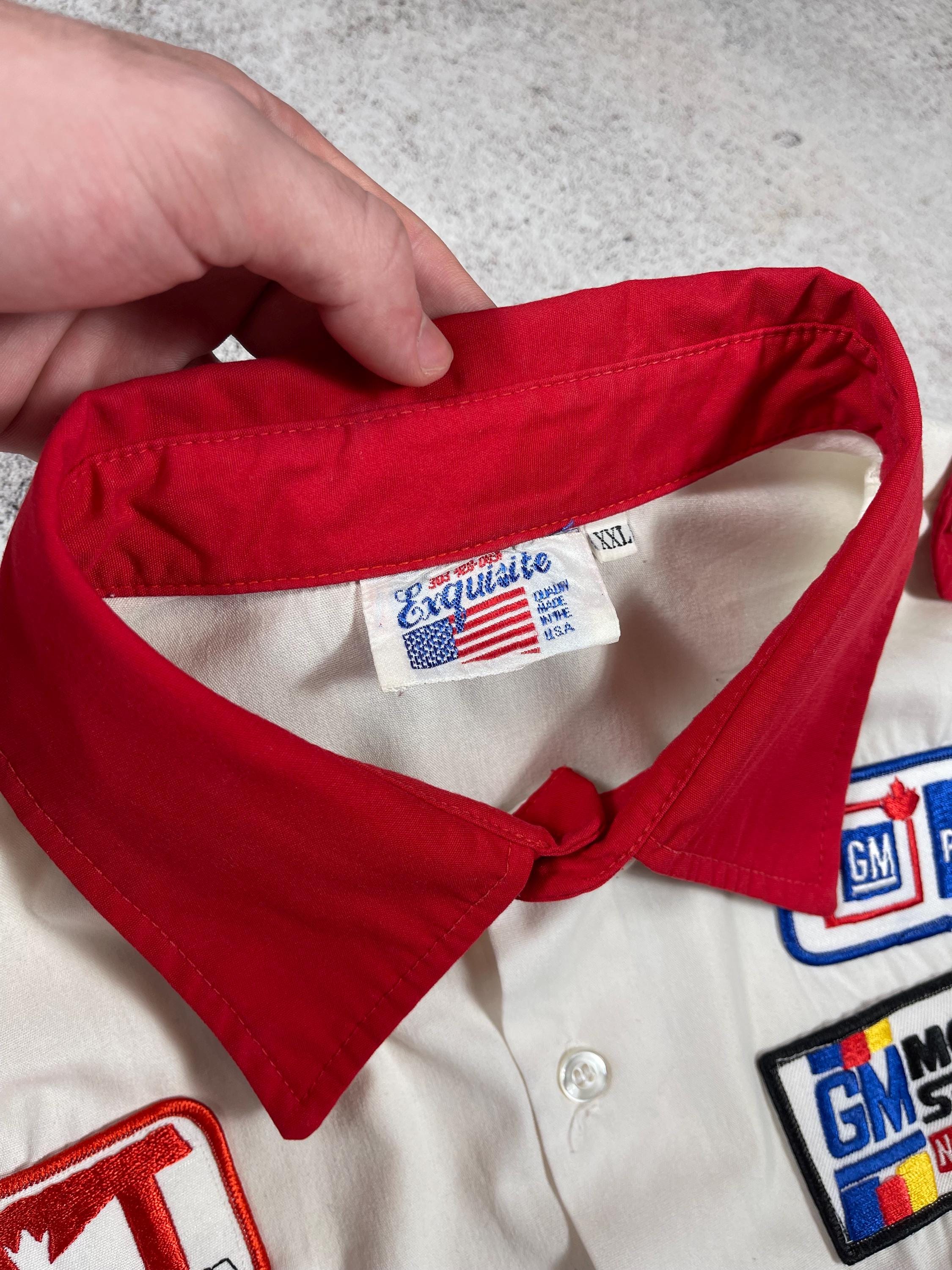 Gm Motorsport Nascar Vintage Racing Button Shirt American Canadian Tour ...