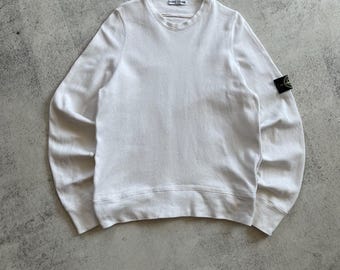 STONE ISLAND 23FW 62420 Crewneck Sweatshirt Lead Ash - Etsy