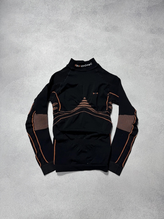 X-bionic Mens Invent Base Layer Energy Black/Oran… - image 1