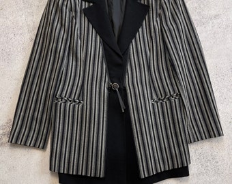 ジャケット・アウター STATE OF CLAUDE MONTANA State of Claude Montana Archive Convertible 2 in 1 Blazer + Vest