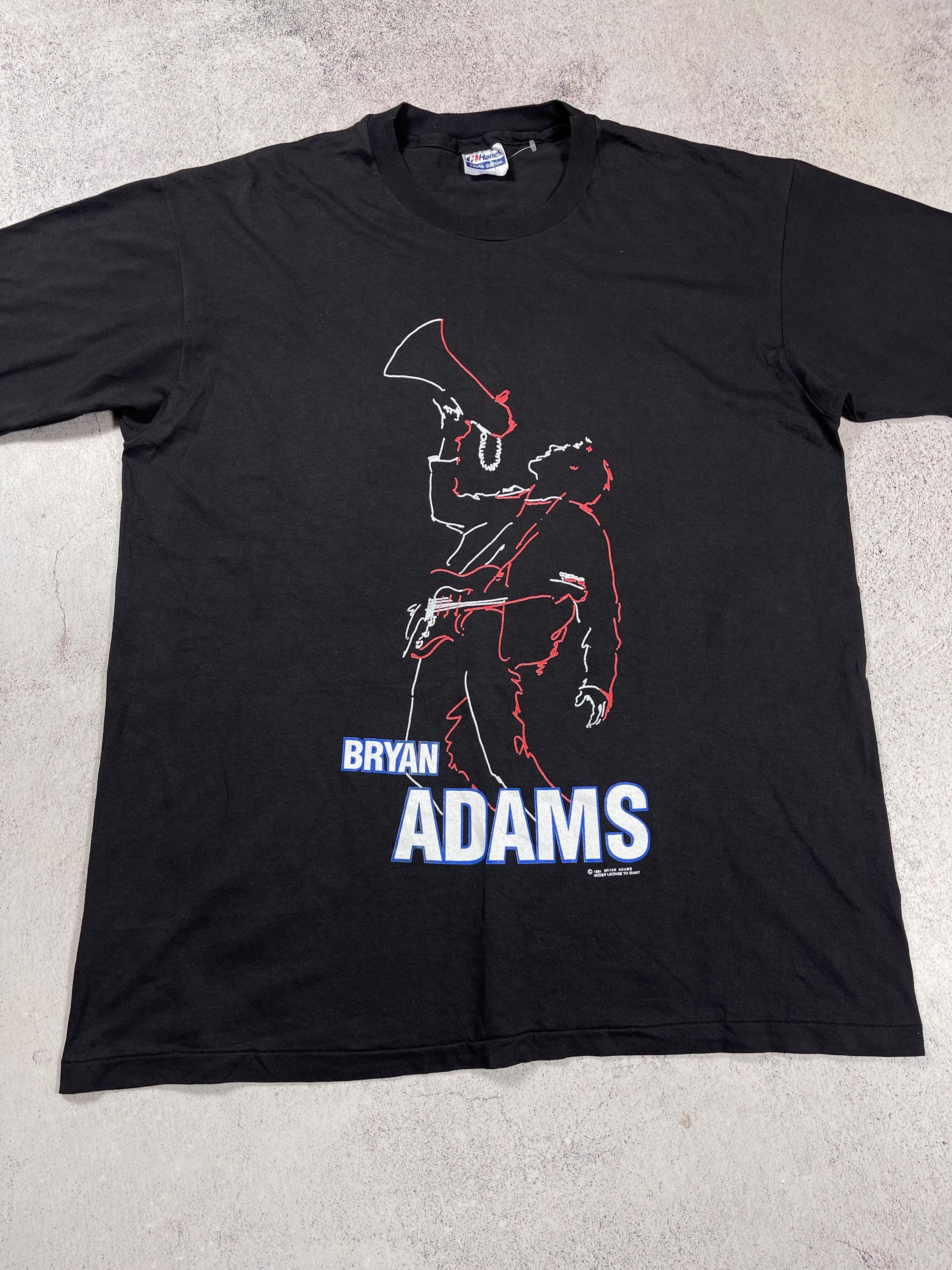 Bryan Adams Men's Vintage T-shirt 90s' Walking up the World Tour