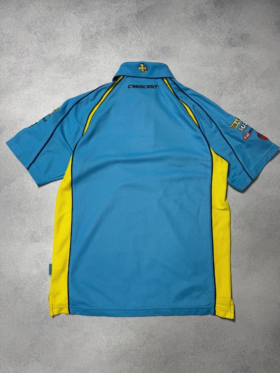 Suzuki Rizla Moto GP Racing Y2K Polo T-shirt Vintage by Dread Size