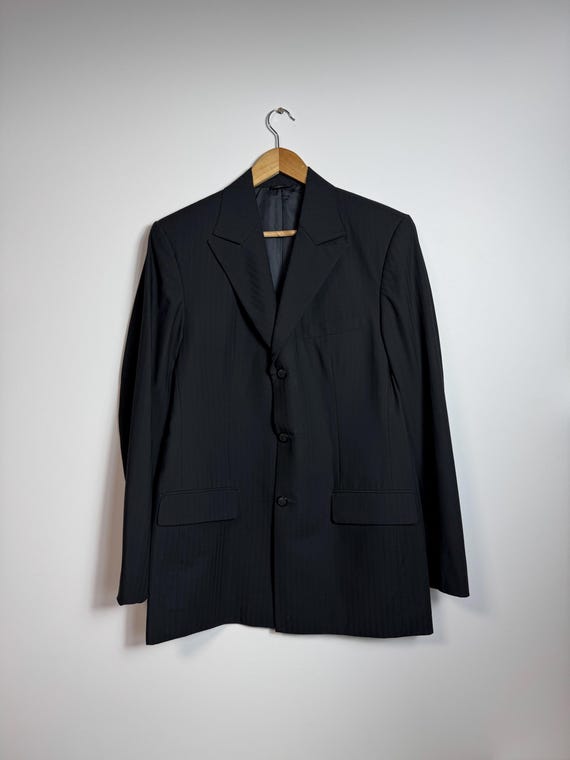 Brioni, Brioni Bangkok Vintage Beatiful Striped Blazer Jacket 3 Piece Luxury Classic 52