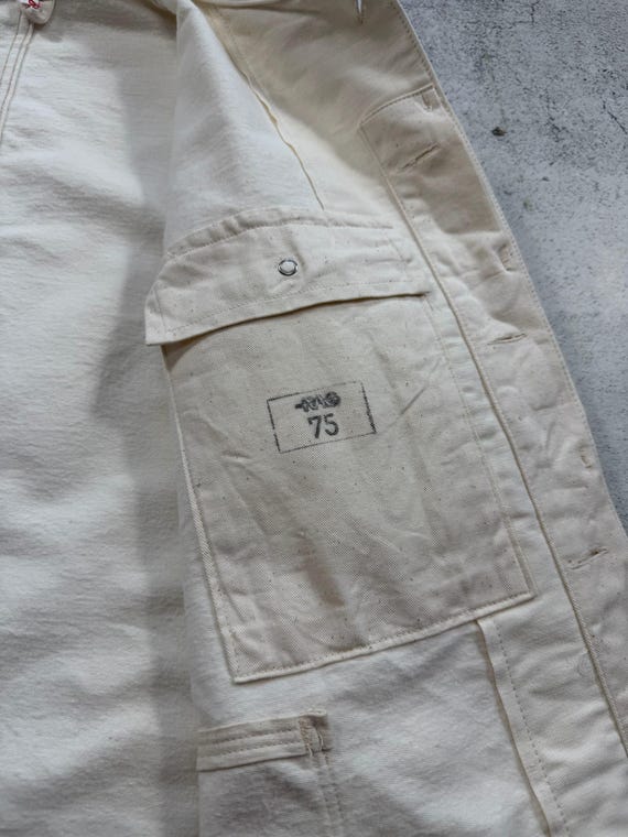Vintage 1940/50s Sanfor French Work Jacket Cotton Twi… - Gem