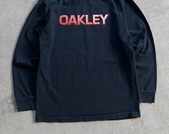 Oakley Men's Vintage Long Sleeve Shirt 90s' Y2k Style Size S - Etsy