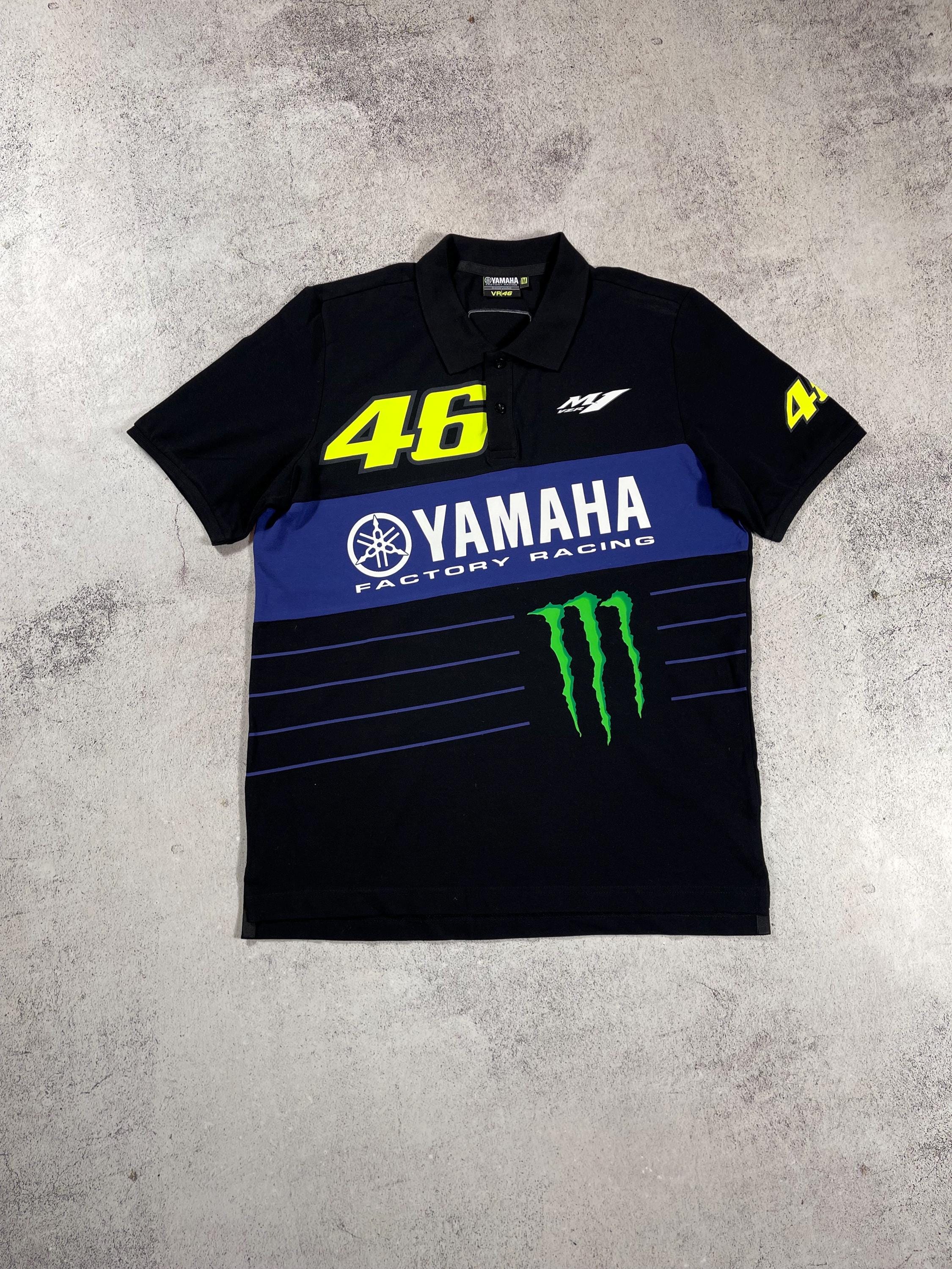 YAMAHA VR46 シャツ Lサイズ 黒/黄/青 YAMAHA VR46 シャツ Lサイズ 黒/黄/青 YAMAHA VR46 シャツ Lサイズ 黒