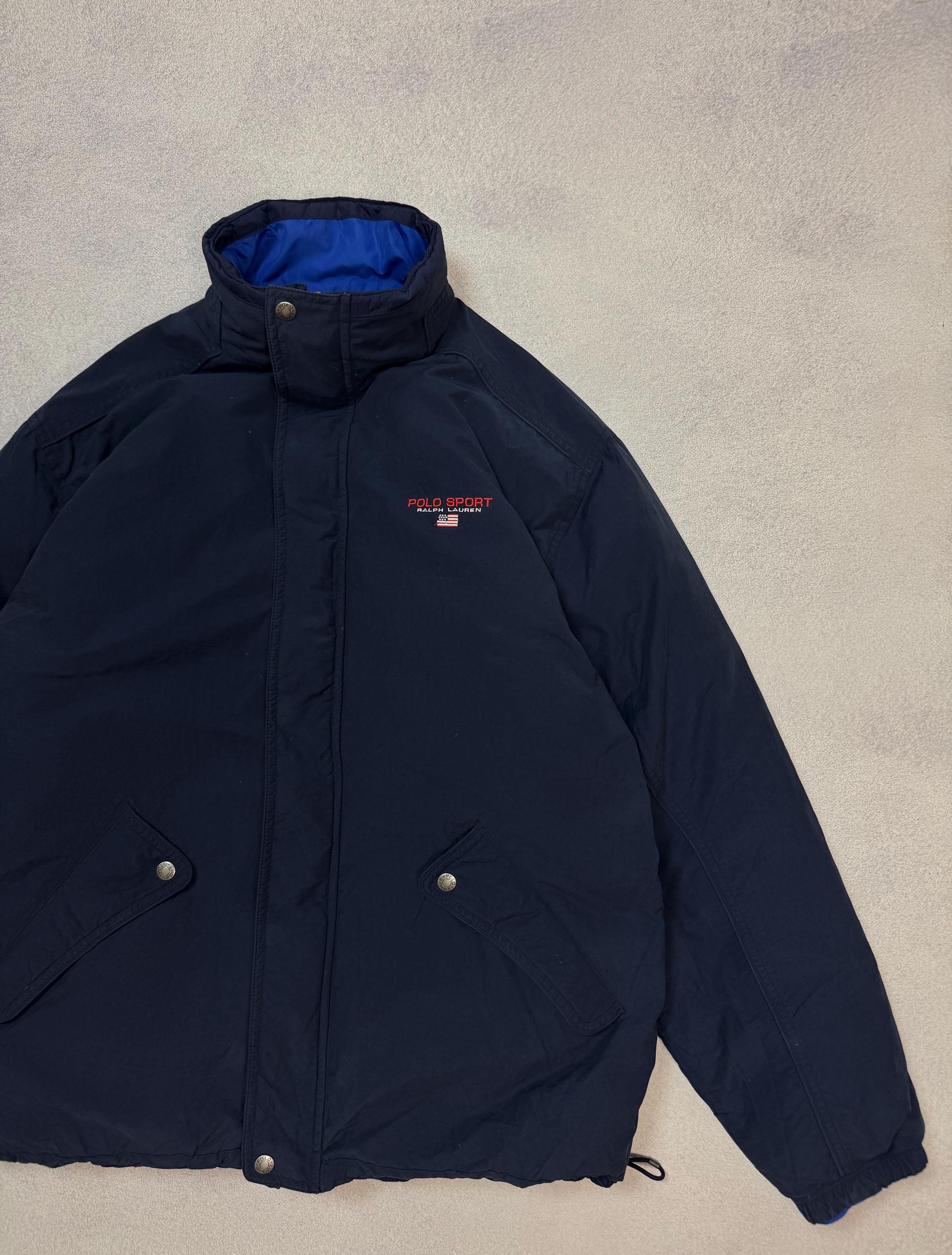 Polo Sport Vintage Ralph Lauren Reversible Down Jacket Mens Size L
