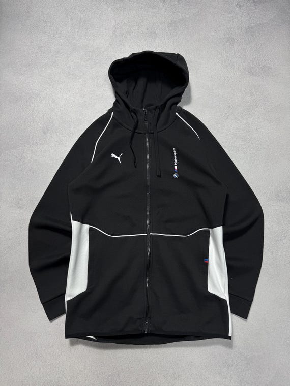 Puma BMW M Motorsport Zip Hoodie Vintage Racing Y2K Motorsport
