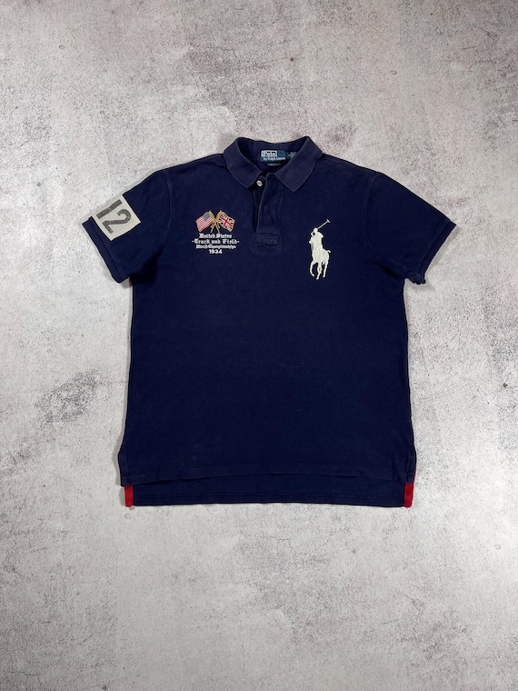 Polo Ralph Lauren Vintage T-shirt United States Track Field World