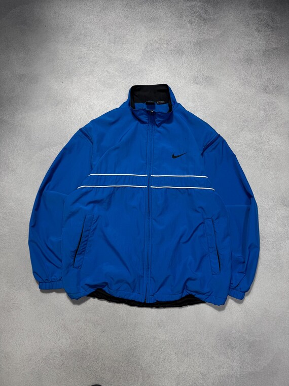 Nike Agassi ハーフジップジャケット Mサイズ (即購入可) 2in1 Nike Vintage 90s Andre Agassi Blue Jacket/vest Tennis Rare