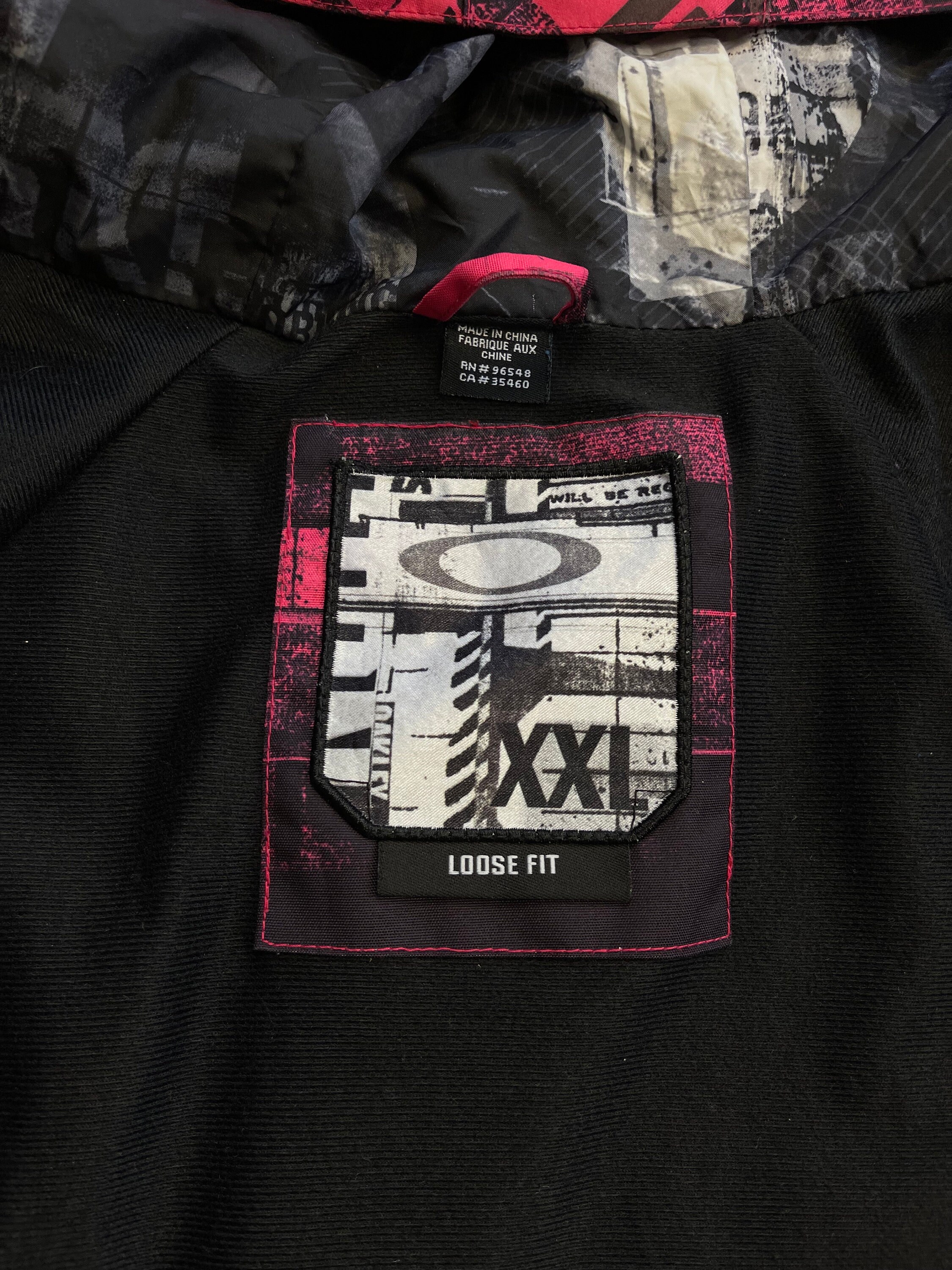 Oakley Men's Vintage Ski Jacket Rare Graphic Print Loose Fit Oakley Men's Vintage Ski Jacket Rare Graphic Print Loose Fit