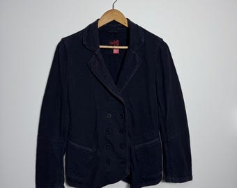 Le Jean De Marithe Francois Girbaud Y2K Avant Garde Multi Buttons Jacket Vintage