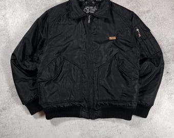 Veste De Baseball Vintage USA - Homme, Années 90, Rouge, Taille XL (C2939), état Très Bon