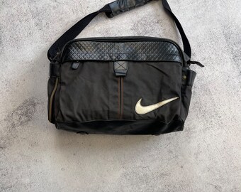 Nike Ronaldinho r10 Vintage Bag Rugzak Zeldzame Messenger Schouder Zwart