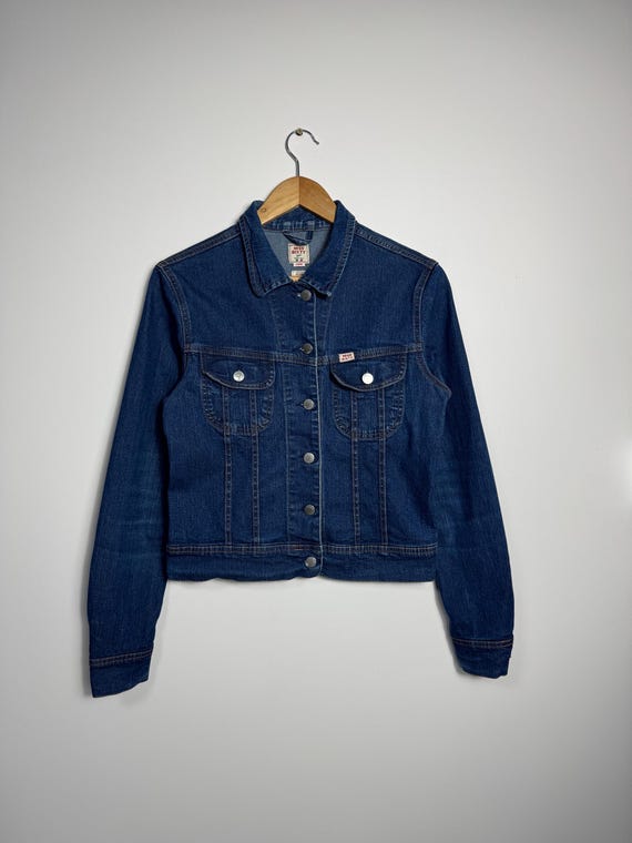 レア　MISS SIXTY デニムジャケット X SMALL Miss Sixty Jeans Denim Jacket Style Ross Size L Button Down Y2K