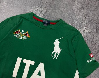 Ralph Lauren Italy Polo ラルフローレン　ゲームシャツ Polo Ralph Lauren Italy Polo Shirt in Blue | SVD USA