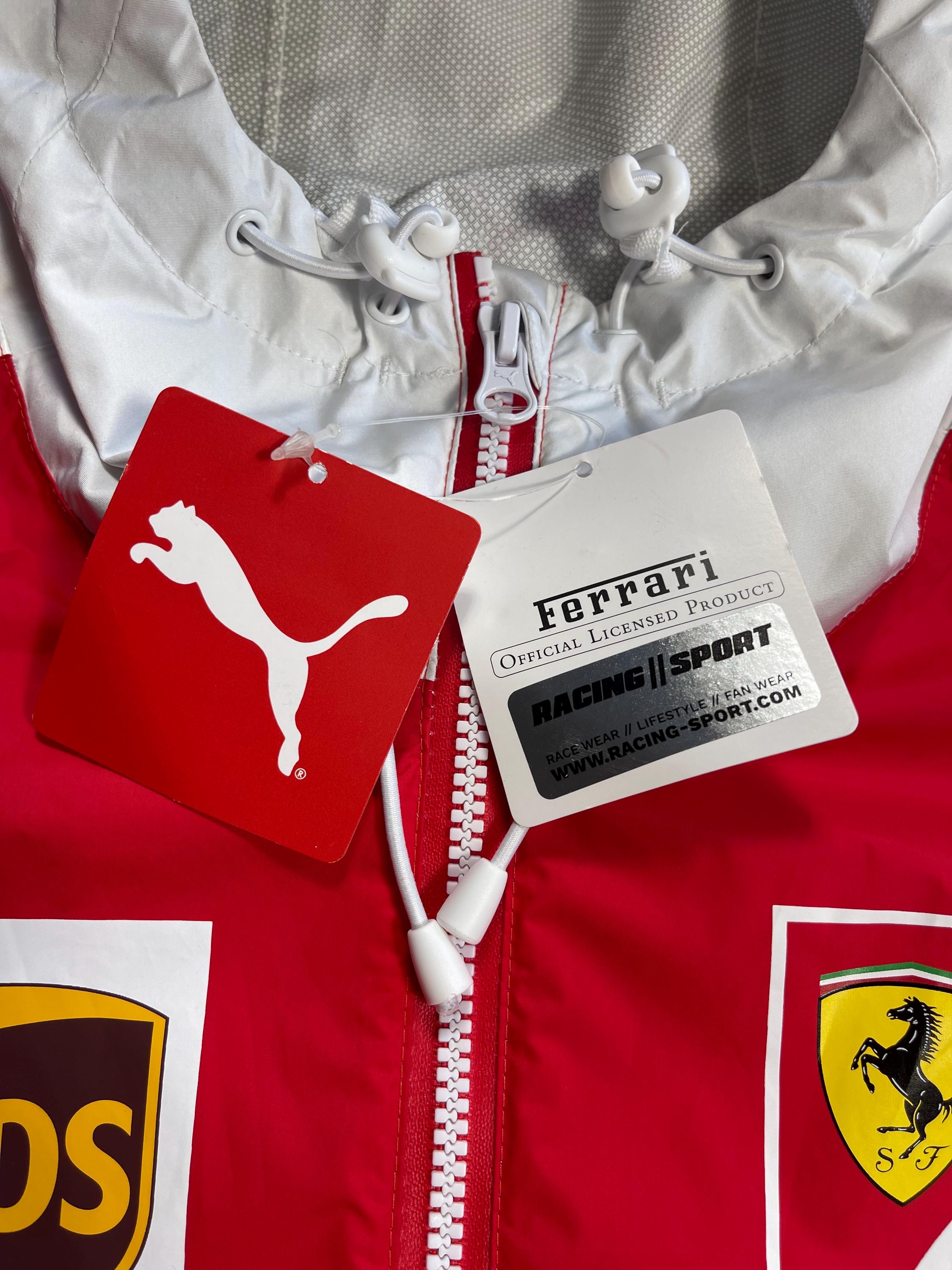 NEW Puma Scuderia Ferrari Windbreaker F1 Racing Team Jacket Rosso