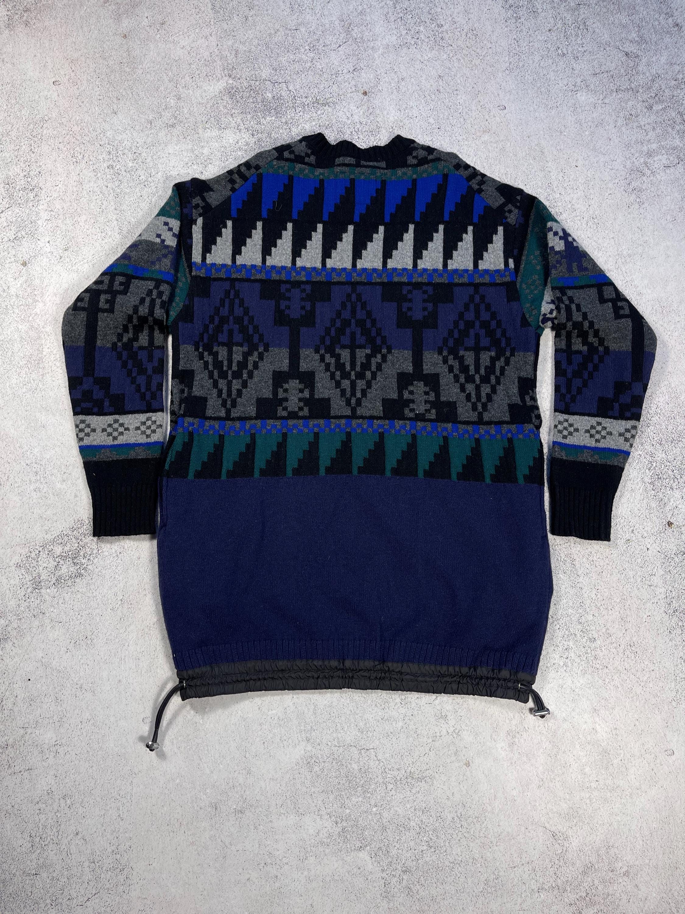消費税無し Japan Sacai Vintage Wool Aztec Geometric Jacquard Women's トップス